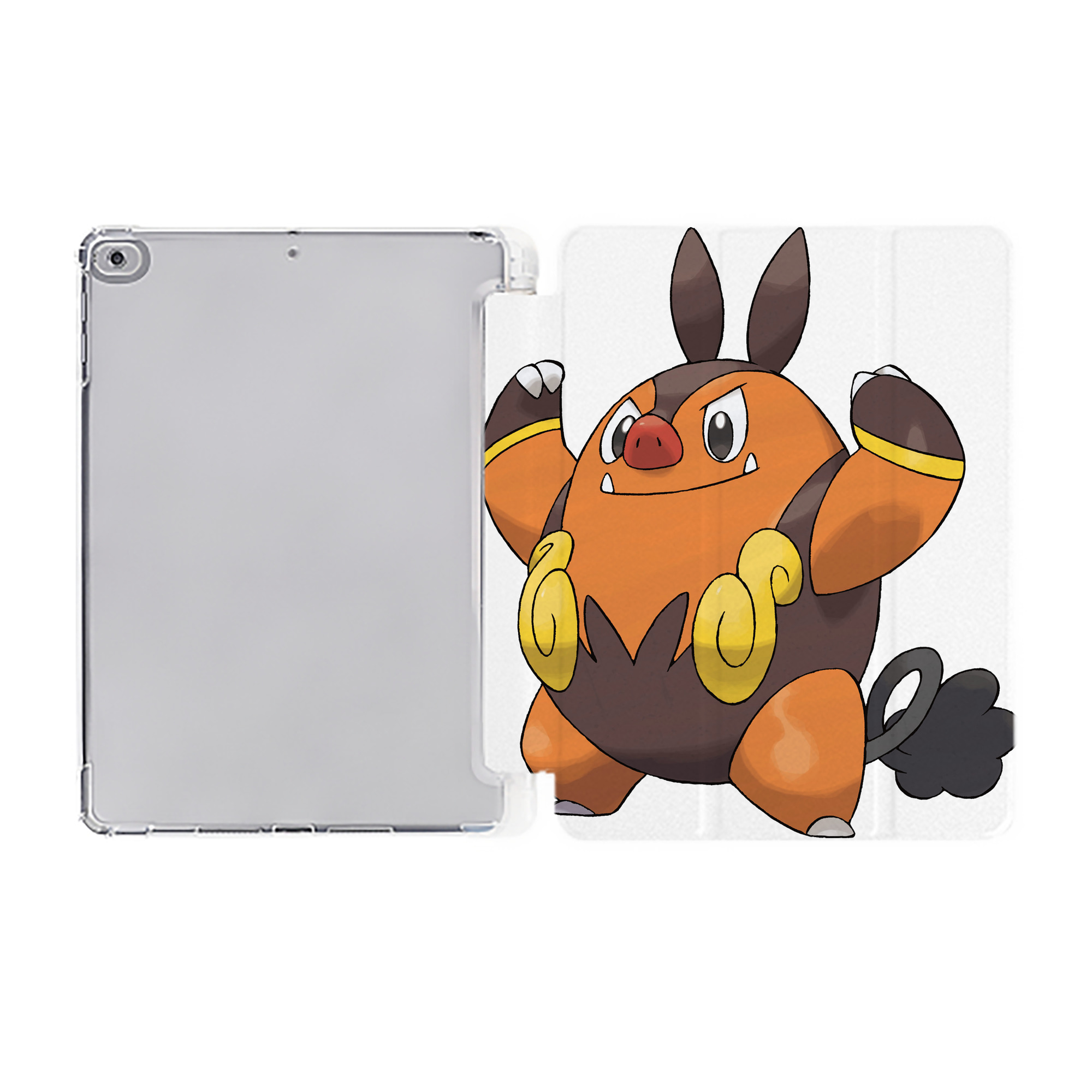 （画像用） ポケットモンスター Pokémon IPad ケース ペン収納付き 三つ折りスタンド PUレザー×シリコン 対応機種9.5/10.5/10.9インチ